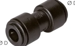 Gerader Steckanschluss 12mm, IQS-FDA