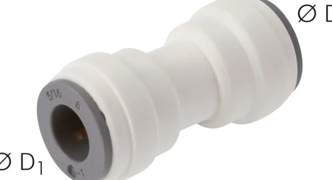Gerader Steckanschluss 6-6mm, IQS-LE (EPDM-Dichtung)