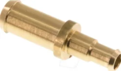 Gerader Steckanschluss 6mm-4mm innen, Messing