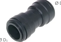 Gerader Steckanschluss 15mm-15mm, IQS-Big