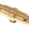 Gerader Steckanschluss 4mm-4mm innen, Messing