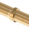 Gerader Steckanschluss 6mm-6mm innen, Messing