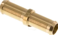 Gerader Steckanschluss 6mm-6mm innen, Messing
