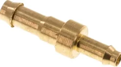 Gerader Steckanschluss 3mm-2mm innen, Messing