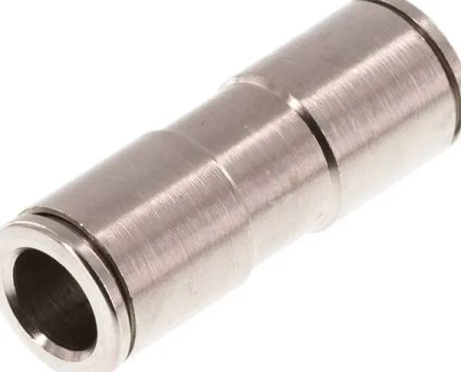 Gerader Steckanschluss 8mm-8mm, IQS-MSV (Hochtemperatur), Dichtung FKM