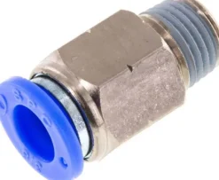 Gerader Steckanschluss NPT 1/4"-3/8" (9,52 mm), IQS-Inch