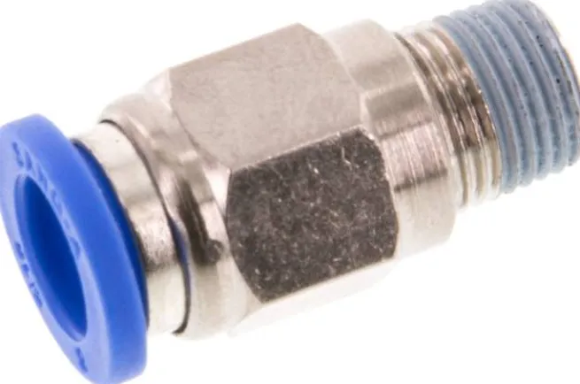 Gerader Steckanschluss R 1/8"-8mm, IQS-Standard