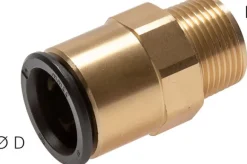 Gerader Steckanschluss R 1/2"-15mm, IQS-Big