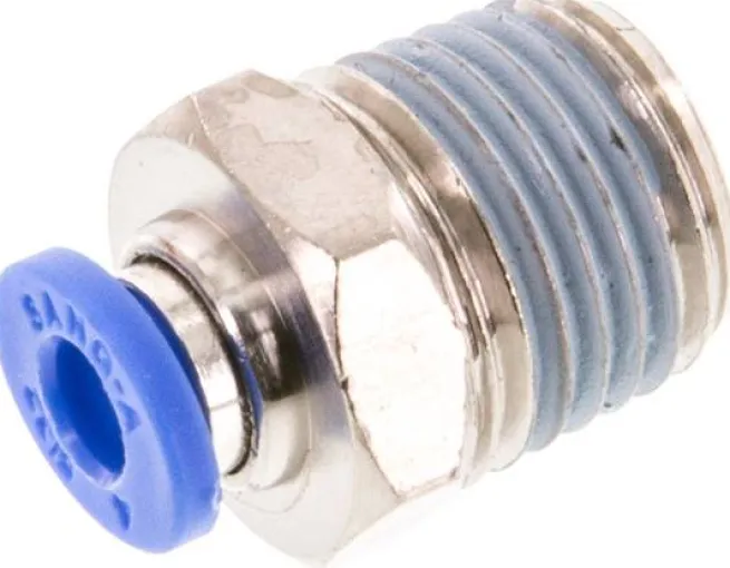 Gerader Steckanschluss R 1/4"-4mm, IQS-Standard