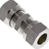 Gerade Schneidringverschraubung 12 L (M18x1,5), Messing vernickelt
