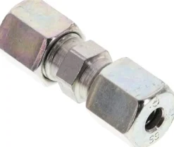 Gerade Schneidringverschraubung 6 S (M14x1,5), Stahl verzinkt