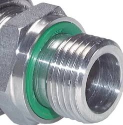 Gerade Schneidringverschr. G 1/8"-6 L (M12x1,5), Stahl verzinkt, Dichtung FKM