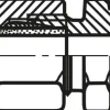Gerade Schneidringverschr. G 1/2"-12 L (M18x1,5), Stahl verzinkt
