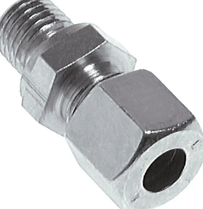 Gerade Schneidringverschr. G 1/2"-12 L (M18x1,5), Stahl verzinkt