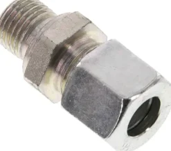 Gerade Schneidringverschr. G 1/4"-10 L (M16x1,5), Stahl verzinkt