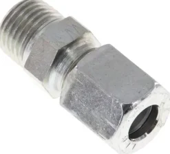 Gerade Schneidringverschr. M 10x1 (konisch)-6 LL (M10x1), Stahl verzinkt