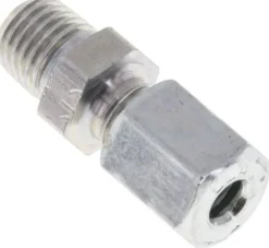 Gerade Schneidringverschr. M 8x1 (konisch)-4 LL (M8x1), Stahl verzinkt