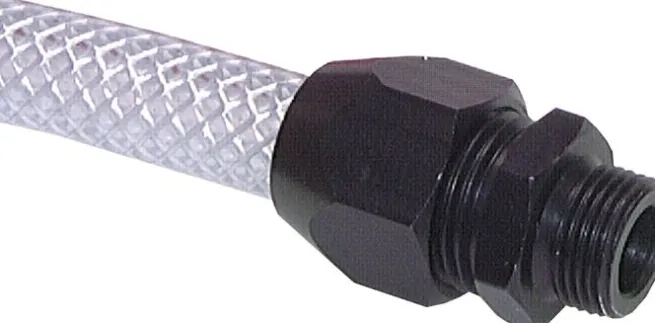 Gerade Verschraubung G 1/4"-12x6mm, Aluminium