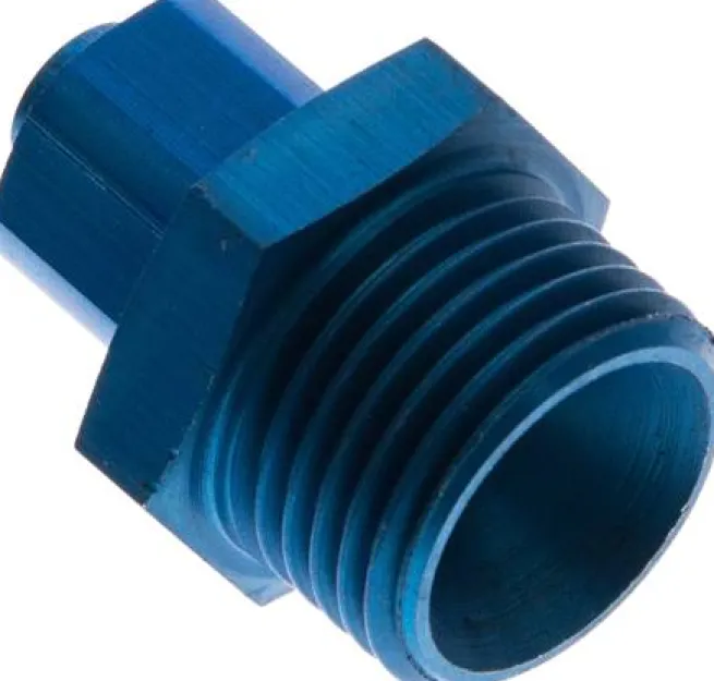 Gerade Verschraubung G 1/2"-10x8mm, Aluminium