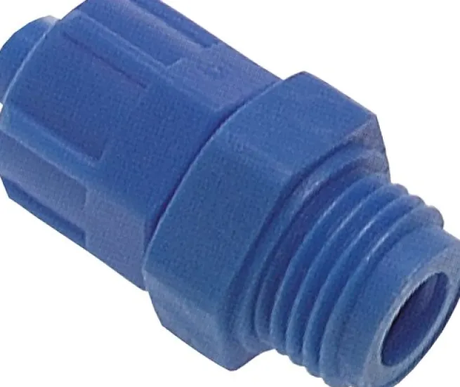 Gerade Verschraubung G 3/8"-8x6mm, Kunststoff (POM)