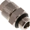 Gerade Verschraubung G 1/8"-6x4mm, Messing vernickelt