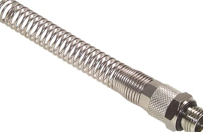 Gerade Verschraubung G 3/8"-12x9mm mit Knickschutz
