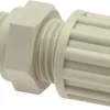 Gerade Verschraubung G 1/4"-6x4mm, Polypropylen