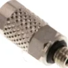 Gerade Verschraubung M 5-5x3mm, Messing vernickelt
