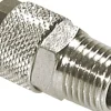 Gerade Verschraubung R 1/8"-6x4mm, Messing vernickelt