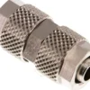 Gerade Verschraubung 8x6mm-8x6mm, Messing vernickelt