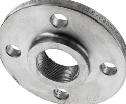 Gewindeflansch DN40-PN16 (DIN), Rp 1-1/2", DIN 2566, Stahl verzinkt