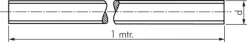 Gewindestange DIN 975 (1 mtr.), M 14, Stahl verzinkt 4.6