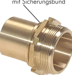 Gewindetülle, EN14420-5 G 2"-50 (2")mm, Messing