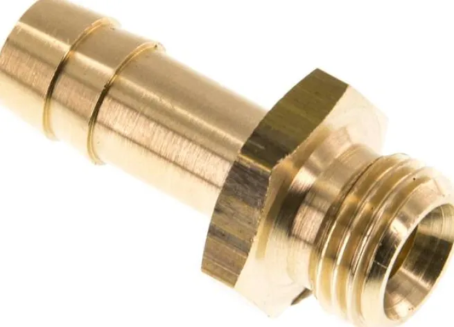 Gewindetülle G 1/4"-9 (3/8")mm, Messing