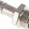 Gewindetülle G 3/8"-10mm, Messing vernickelt