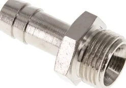 Gewindetülle G 3/8"-10mm, Messing vernickelt