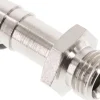 Gewindetülle G 1/4"-10mm, Messing vernickelt