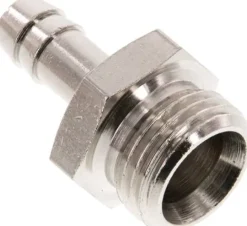 Gewindetülle G 1/2"-9 (3/8")mm, Messing vernickelt