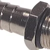 Gewindetülle mit O-Ring G 1/4"-12mm, Messing vernickelt