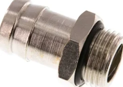 Gewindetülle mit O-Ring G 1/2"-19 (3/4")mm, Messing vernickelt