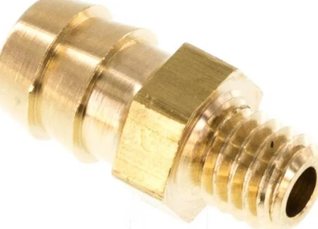 Gewindetülle M 5-6 (1/4")mm, Messing