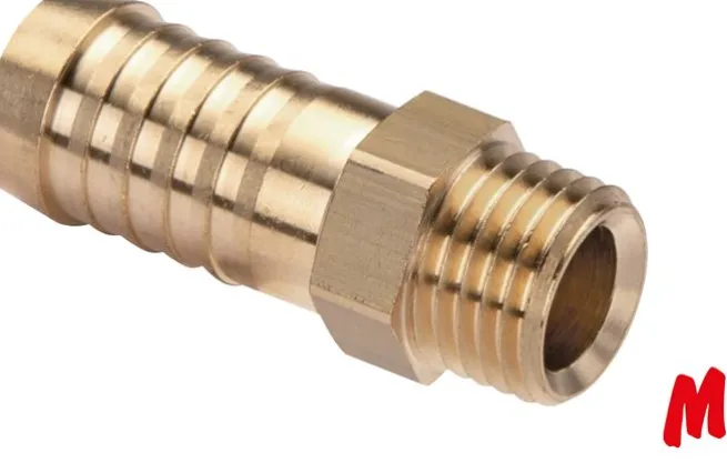 Gewindetülle M 16x1,5-13 (1/2")mm, Messing