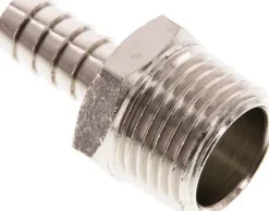 Gewindetülle R 1/2"-10mm, Messing vernickelt