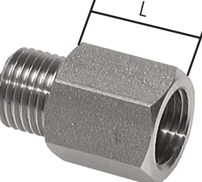 Gewindeverlängerung G 3/8"-20mm, 1.4571