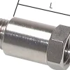 Gewindeverlängerung G 1/4"-43mm, Messing vernickelt