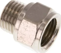 Gewindeverlängerung G 1/4"-11,5mm, Messing vernickelt