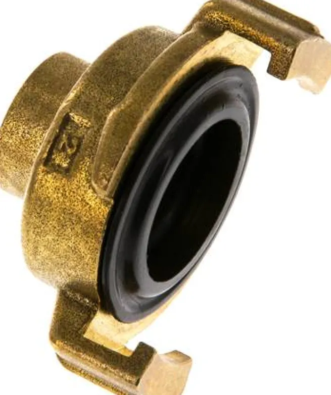 GK-Schlauchkupplung,G 3/8"(IG), Messing, 25 bar