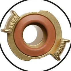 GK-Schlauchkupplung,10mm Schlauch, Messing mit KTW-Zulassung, 25 bar