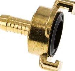 GK-Schlauchkupplung,13 (1/2")mm Schlauch, Messing gekuppelt nicht drehbar, 25 bar