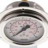 Glycerin-Einbaumanometer,Frontring, 63mm, 0 - 100 bar